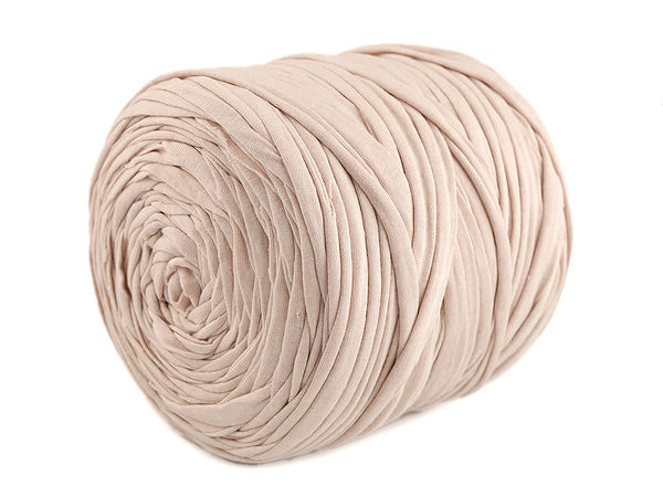 Premium Upcycled T-Shirt Spaghetti Yarn (550-700g) - Elastic Fabric Cord for Knitting & Crochet