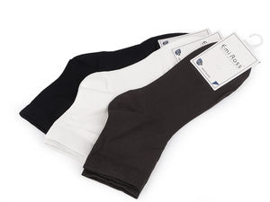 Emi Ross Men's Premium Cotton Socks - Breathable Comfort Crew Socks (3-Pack Assorted Colors)