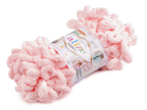 Alize Puffy Loop Knitting Yarn – Ultra-Soft Chenille Finger Knitting Yarn (100g) for Blankets, Scarves, and Home Decor