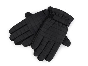 Men's Premium Quilted Suede Winter Gloves - Touchscreen Compatible & Warm Fur Lined Thermal Gloves