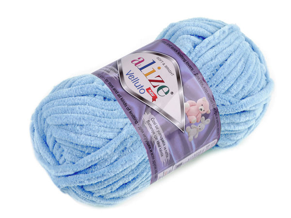 Alize Velluto Premium Chenille Yarn – 100g Super Bulky Soft Knitting & Crochet Thread