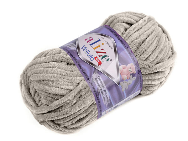 Alize Velluto Premium Chenille Yarn – 100g Super Bulky Soft Knitting & Crochet Thread