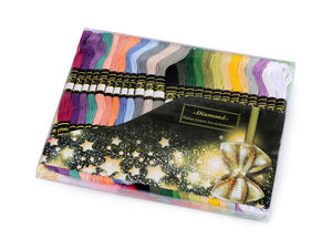 Premium Mouline Embroidery Floss Set – 50-Piece Assorted Color Skeins (8m, 6-Strand) for Cross Stitch and Haberdashery