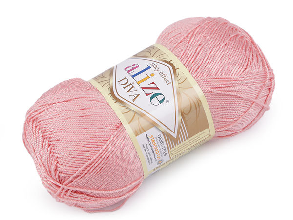 Alize Diva Premium Knitting and Crochet Yarn (100g) – Silk Effect Soft Thread