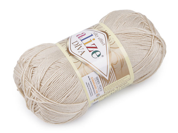 Alize Diva Premium Knitting and Crochet Yarn (100g) – Silk Effect Soft Thread