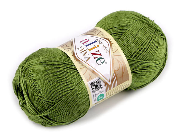 Alize Diva Premium Knitting and Crochet Yarn (100g) – Silk Effect Soft Thread