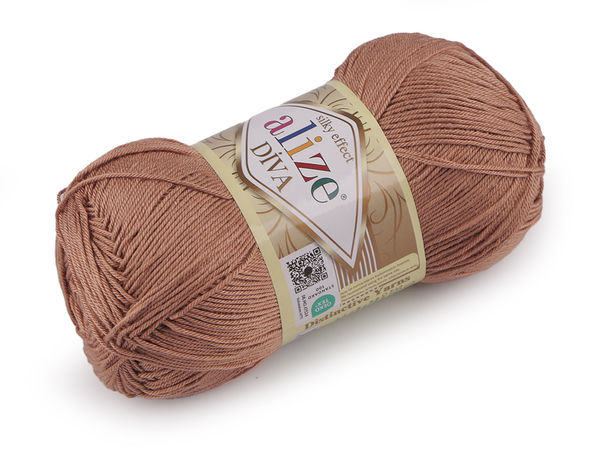 Alize Diva Premium Knitting and Crochet Yarn (100g) – Silk Effect Soft Thread