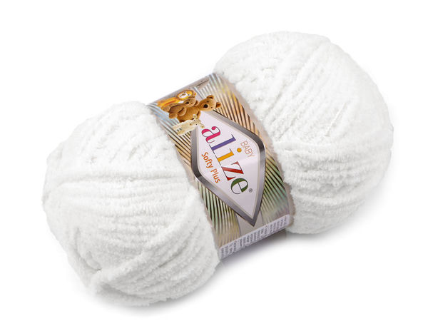 Alize Softy Plus Premium Chenille Knitting & Crochet Yarn, 100g – Ultra-Soft Plush Yarn for Sweaters, Shawls & Baby Garments