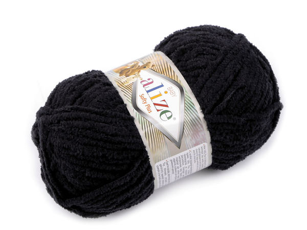 Alize Softy Plus Premium Chenille Knitting & Crochet Yarn, 100g – Ultra-Soft Plush Yarn for Sweaters, Shawls & Baby Garments