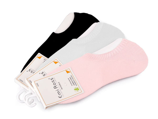 Emi Ross Premium Bamboo Sneaker Socks - Breathable Low-Cut Ankle Socks with Non-Slip Silicone Heel Grip