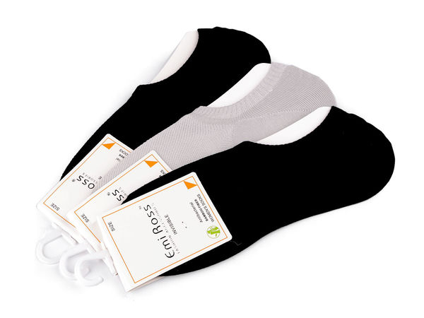 Emi Ross Premium Bamboo Sneaker Socks - Breathable Low-Cut Ankle Socks with Non-Slip Silicone Heel Grip