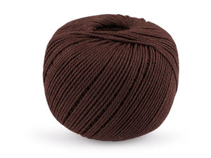 Premium 3-Ply Combed Cotton Macrame Cord (2mm) - Soft Crafting Yarn for Crochet, Bags & Home Decor