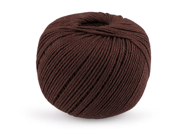 Premium 3-Ply Combed Cotton Macrame Cord (2mm) - Soft Crafting Yarn for Crochet, Bags & Home Decor