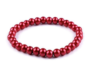 Elegant Faux Pearl Stretch Bracelet - Classic Beaded Luster Bracelet with Universal Fit Elastic Band