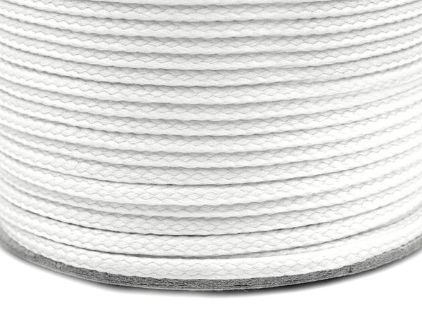 Premium 4mm Polyester Cord (PES) – Durable Drawstring & Trim for Apparel, Jackets, and Soft Furnishings