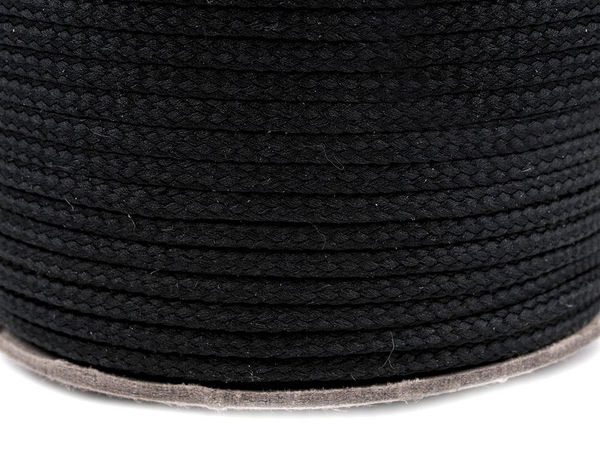 Premium 2mm Polyester Drawstring Cord - 50m Spool for Apparel, Haberdashery, and Home Crafts