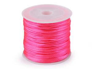 Premium 1mm Satin Cord - High-Quality Rattail String for Jewelry Making, Kumihimo, and DIY Crafts