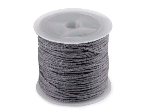 Premium Waxed Cotton Cord & String | 0.8mm Round Thread for Jewelry Making, Macramé, and Haberdashery