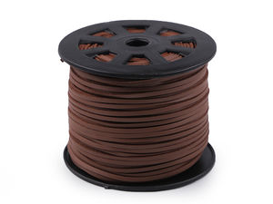 Premium Flat Eco-Leather Cord (2.5mm) - High-Strength Faux Leather Stringing Thread for Jewelry Making, Crafting & Apparel Lacing