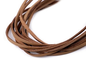 Premium Flat Eco-Leather Cord (2.5mm Width) – Durable Faux Leather String for Jewelry Making, DIY Crafts, and Decorative Lacing