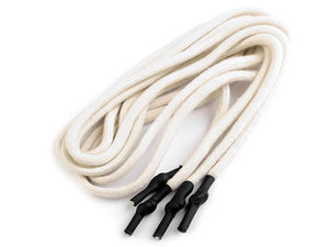 Premium Round Replacement Drawstrings with Soft Plastic Ends - 130-140cm Hoodlaces for Hoodies, Jackets, and Sweatpants