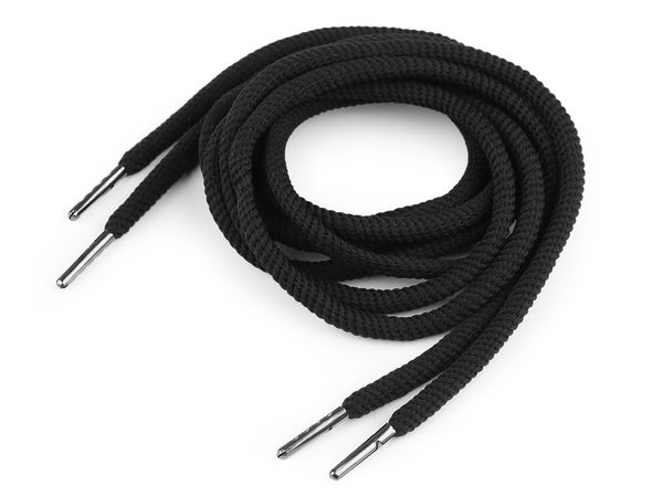 Premium Round Hoodie Replacement Strings - 130cm Hoodlaces with Durable Metal Aglets
