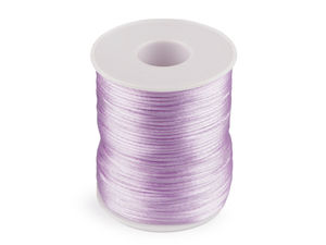 Premium 1mm Satin Rattail Cord - High-Strength Nylon Thread for Kumihimo Braiding, Beading, and Jewelry Making