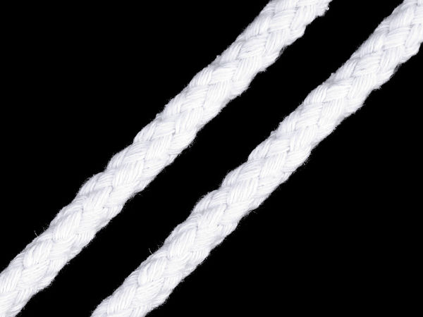 Premium Braided Cotton Drawstring Cord (8mm) – Heavy-Duty Utility Rope for Apparel, Hoodies, Bags, and Crafts