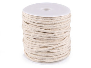 Premium 4mm Cotton Macrame Cord - Round Braided Multipurpose Crafting Twine