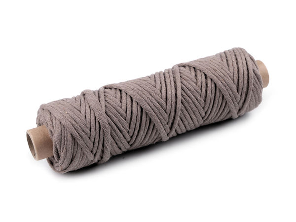 Premium Combed Cotton Macrame Cord - 3mm Single Twist String for Knitting, Crocheting, and Crafts