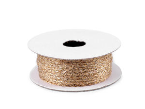 Metallic Lurex Braided Cord 1mm - Premium Decorative String for Crafting, Gift Wrapping, and Jewelry Making