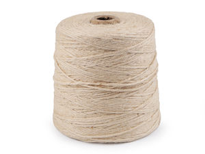 Premium 3mm Jute Twine Craft String for Crochet and Knitting - 3-Ply Cord for Bags, Hats, Placemats, and Floristry