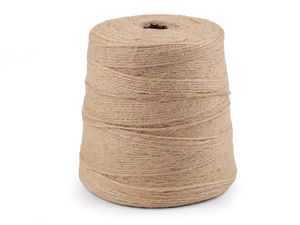Premium 3mm Jute Twine Craft String for Crochet and Knitting - 3-Ply Cord for Bags, Hats, Placemats, and Floristry