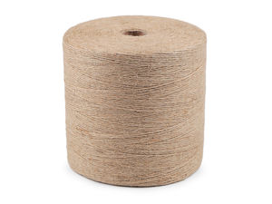 Premium 1mm Natural Jute Twine & Craft String for Knitting, Crocheting, and Floral Arrangements