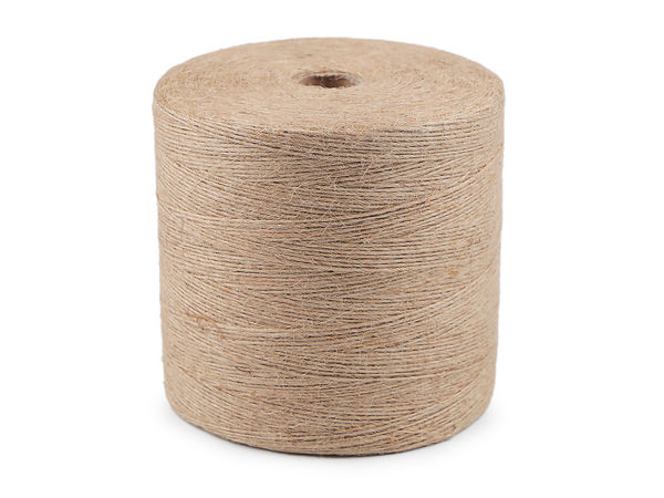 Premium 1mm Natural Jute Twine & Craft String for Knitting, Crocheting, and Floral Arrangements