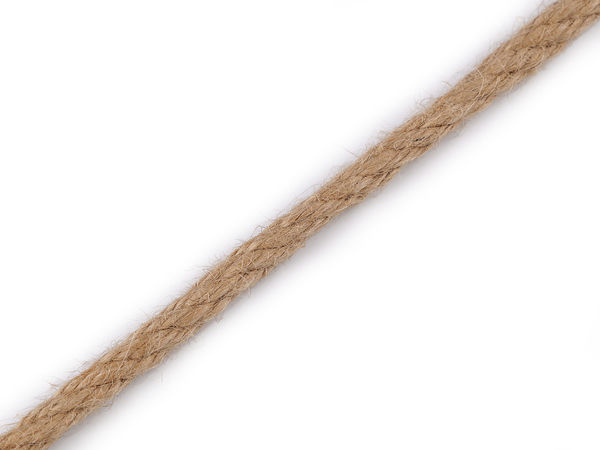 Premium 7mm Twisted Jute Cord – 3-Strand Natural Fiber Rope for Floristry, Crafts, and Home Decor