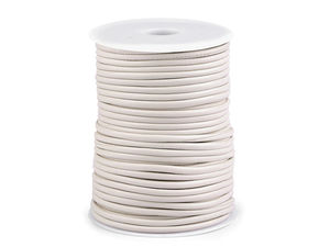 Premium Filled Eco-Leather Cord | Round String for Jewelry, Crafts & Fashion (Ø2.5mm & Ø3mm)