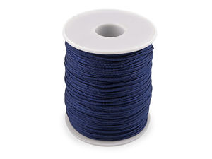 Premium 1.6mm Half-Round Polyester Cord - Strong, Heat-Sealable Thread for Macrame, Jewelry Making, Shamballa Bracelets & Crafts