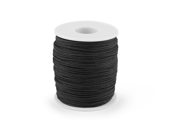 Premium White 0.9mm Round Polyester Jewellery Cord - High-Strength Thread for Macrame, Shamballa & Crafts
