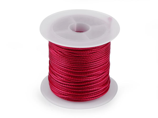 Premium 1mm Smoothed Shiny Braided Polyester Cord for Crafts, Jewelry Making, and Gift Wrapping