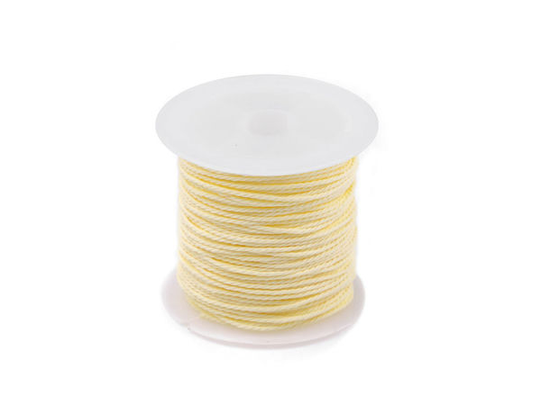 Premium 1mm Waxed Twisted Polyester Cord | High-Strength Threading Material for Macramé, Shamballa Bracelets & DIY Jewelry Crafting