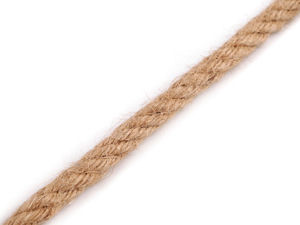 Premium 10mm Twisted Jute Cord (4-Strand Braided) - Natural Burlap Utility Rope for Crafts, Floristry, and Home Decor