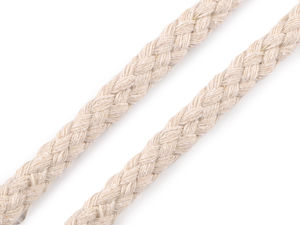 Premium 10mm Braided Cotton Drawstring Cord - Heavy-Duty Round Haberdashery & Crafting String