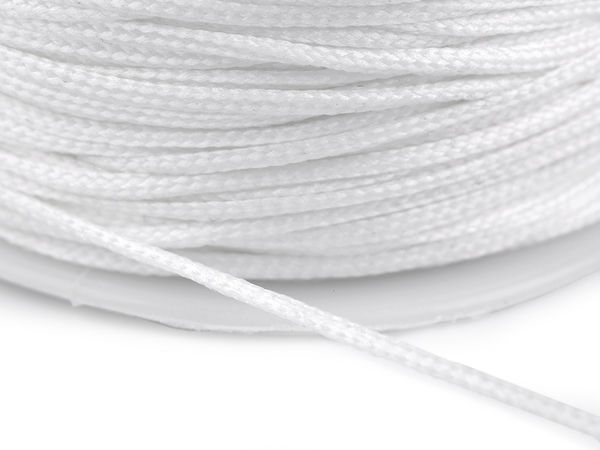Premium 2mm Polyester Cord (PES) – Durable Utility String for Apparel, Jewelry, and Crafts