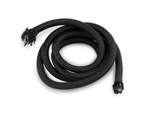 Premium 8mm Polyester Solid Core Utility Rope - Heavy-Duty Round Black Cord for DIY, Crafts, and Outdoor Use