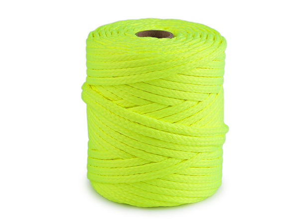 Premium 6mm Polyester Cord (PES) - Flexible Drawstring for Clothing, Bags, and Crafts