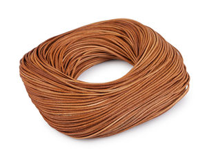 Premium Genuine Round Leather Cord (2mm) for Jewelry Making & Crafts