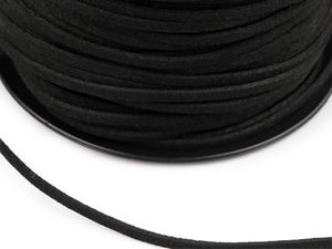 Premium 3mm Faux Leather Cord - Imitation Leather Strap for Jewelry Making and DIY Crafts