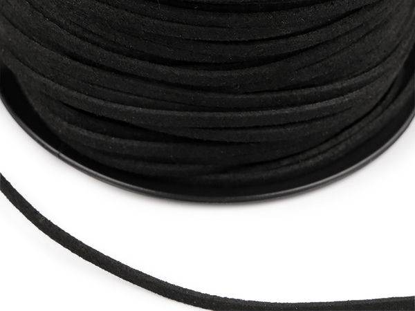 Premium 3mm Faux Leather Cord - Imitation Leather Strap for Jewelry Making and DIY Crafts