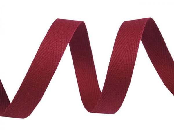 Premium Herringbone Twill Tape (10mm Width) – Durable Woven Ribbon for Garment Trim, Drawstrings, and Crafts